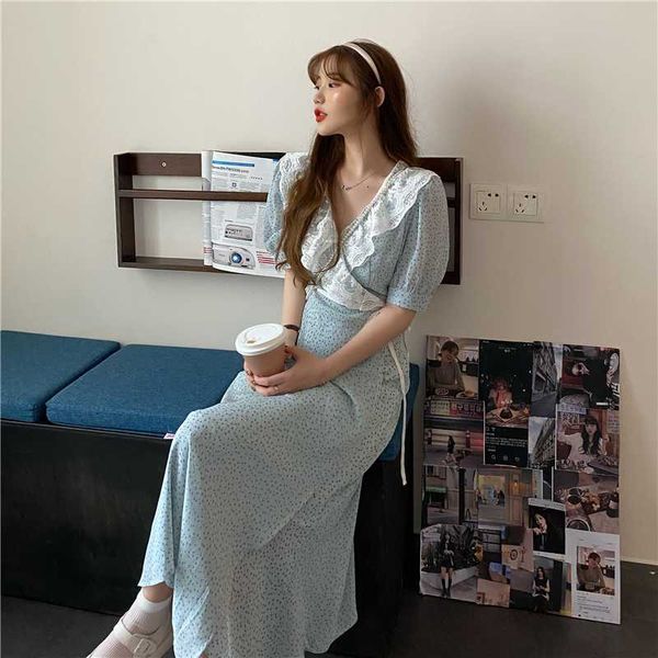 

v neck plus size new summer dress girls party female vintage dress print long sleeve women dresses long oversize robe vestido, Black;gray