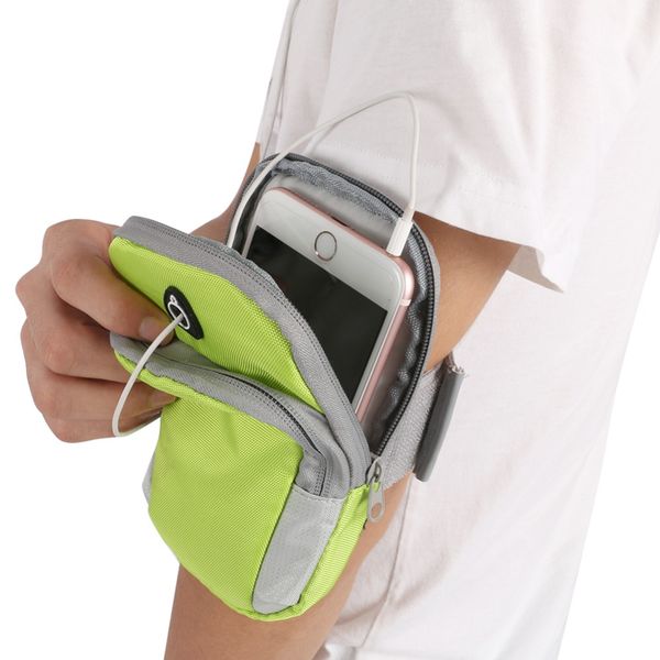 

new running jogging gym protective phone bag sports wrist arm bag outdoor waterproof nylon hand for camping hiking sale