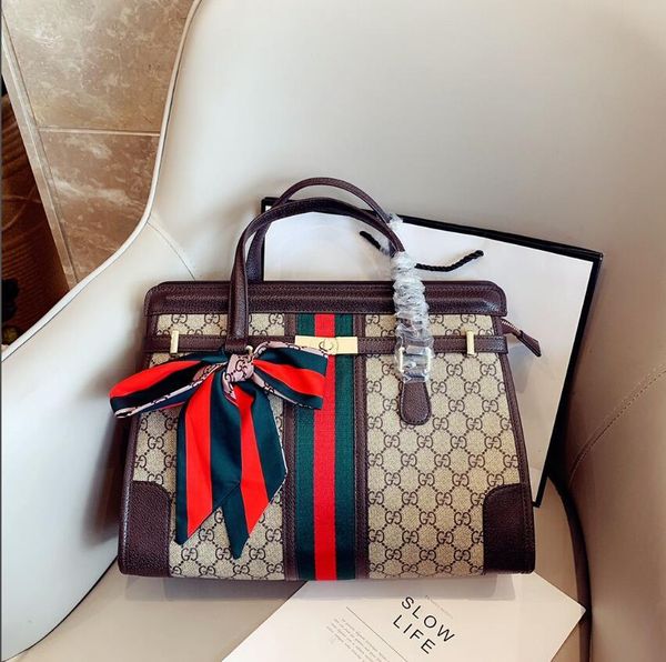 

2019 simple new designers handbag classic style real cow high leather luxury tote bag shoulder shopping bag--24