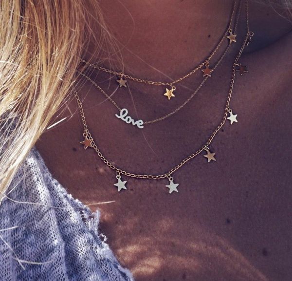 collier ras de cou star collier ras de cou star