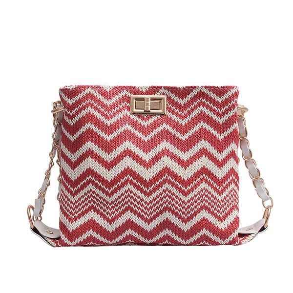 

новые женщины девушка ротанг соломы мешок тканые квадратные сумки crossbody пляж летние сумки женский пляж сумки посыльного сумки #t2