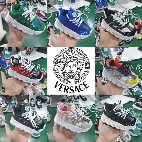 

real pictures ver famous brand men casual kid shoes black red white high-genuine leather men's flats medusa sneakers
