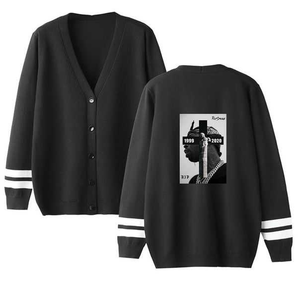 

pop rapper mens designer sweaters cardigan hip hop letter printed loose button long sleeved v neck sweaters fashion mens sweaters, White;black