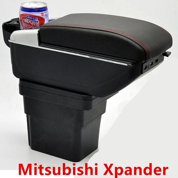 

for mitsubishi xpander armrest car interior accessories usb charging arm rest box car-styling decoration parts 2015-2019