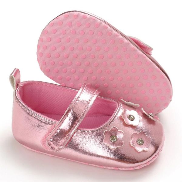 

baby girl shoes newborn baby girls solid first walkers soft sole causal wedding birthday party princess shoes 2019 newest