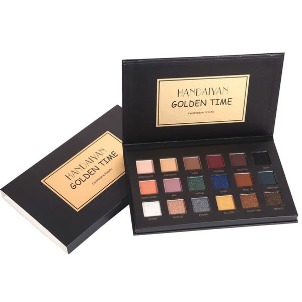 

handaiyan 18 colors nude earth color makeup eyeshadow palette smoky eye shadow long lasting shimmer matte mineral waterproof