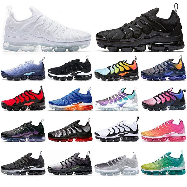 

tn running shoes for men women triple black white bumblebee bleached aqua game royal grape good quality sport sneaker mens trainers