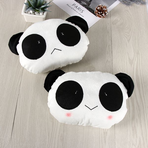 

lovely creative panda car neck rest cushion headrest pillow mat seat support automobiles interior accessories