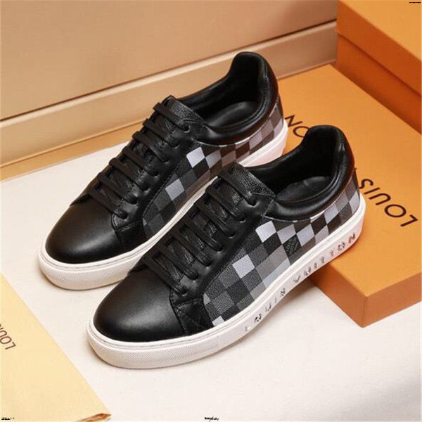 

21fw men's canvas shoes fashion autumn black white men casual shoes lace-up breathable men sneakers size 39-44