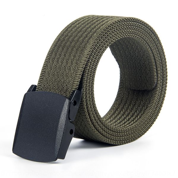 

tactical outdoor with ring canvas quick-drying nylon belt canvas belt, Black;brown