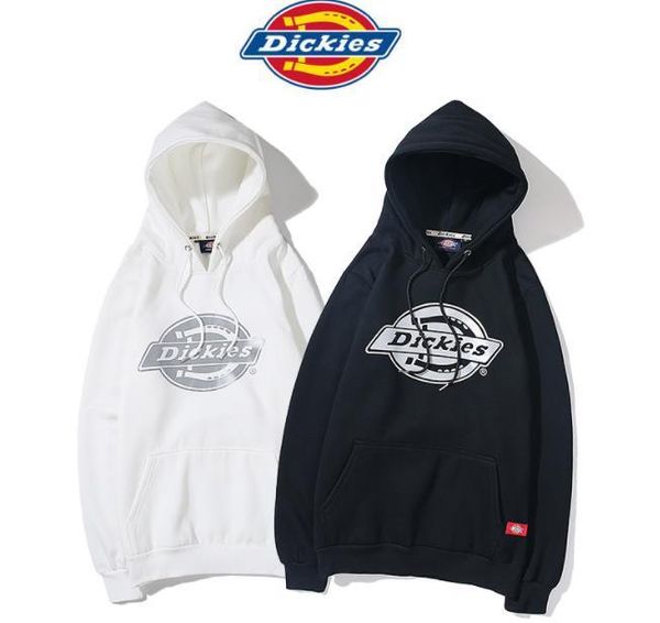 

роскошные мужские толстовки новый бренд tide dic классический принт свитер с капюшоном хлопок свободные горячие дизайнерские плюс бархатная, Black