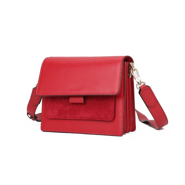 

guangzhou leather handbags supply a generation of fat derivative leather bag 2019 new fashion european and american-style small square bag