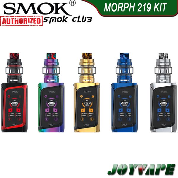 

SMOK Morph 219 Kit 219 Вт с баком TF2019 6 мл Morph 219 Mod 1.9-дюймовый сенсорный экран с клавиатурой ввода от двух батареек 18650