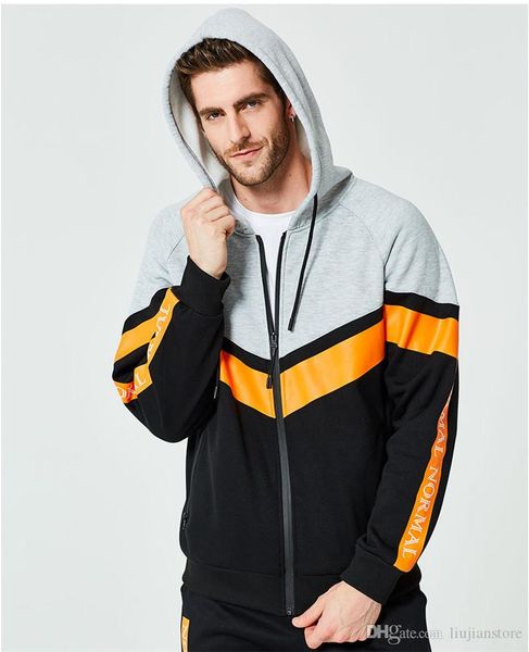 

winter mens designer щитовые толстовки мода печатные сыпучие hip поп толстовки повседневный кардиган руно одежда, Black