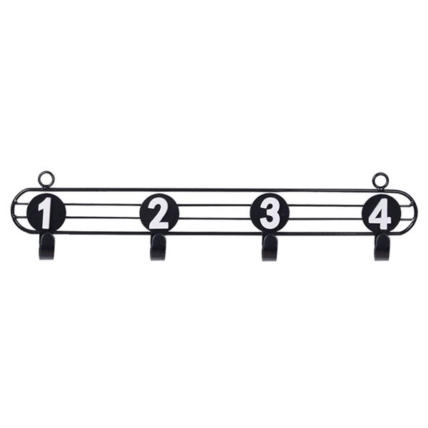 

bathroom organizer storage rack back door iron art clothes keys nordic kitchen wall hooks numbers hanger cabinet bedroom
