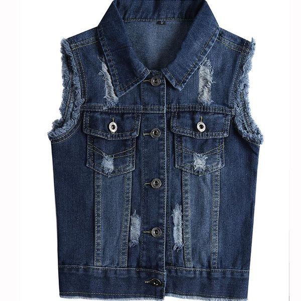 

rrrrrre женская жилет rmmer повседневный hole однобортный безрукавки жилет chalecos пункт mujer, Black;white