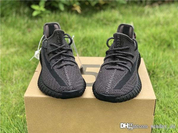 

black 3m reflective mens womens running shoes yeezreel yecheil citrin cloud white glow kanye west designer trainers sports sneaker 36-46