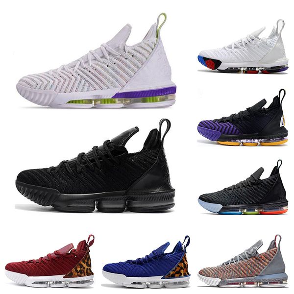 

16s equality away home fresh bred light year men basketball shoes multicolor oreo black gold mens trainers sports sneakers size 7-12
