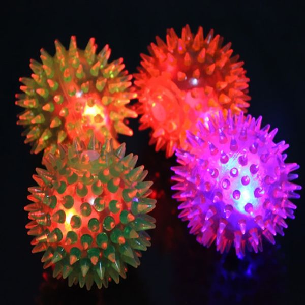 

цвет резиновый упругий шарик изменение массаж шарика led вспышка прыжок мяч свет ночи детские игрушки творческие подарки