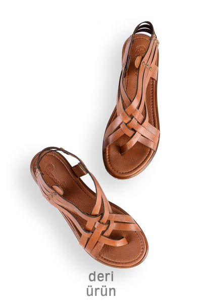 

bambi genuine leather tan women 's sandals h0529030503, Black
