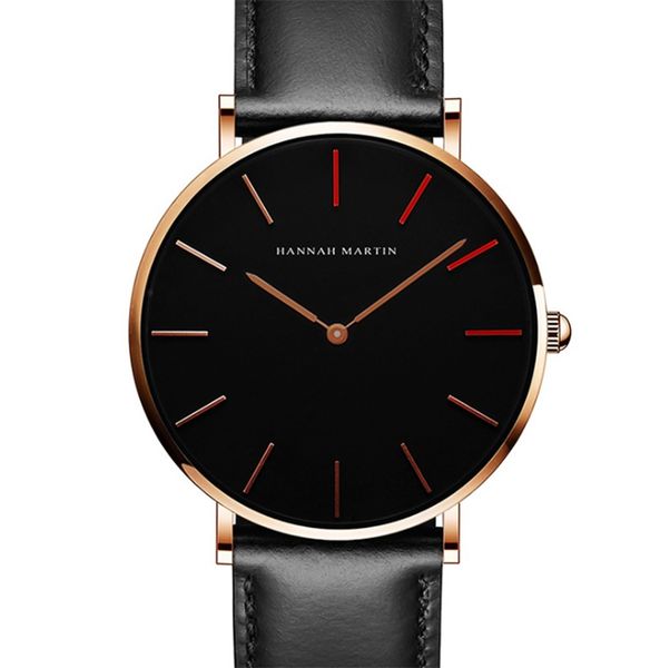 

2019 europe and the united states new men's business watch waterproof shockproof casual belt watch classic quartz watch ing, Slivery;brown