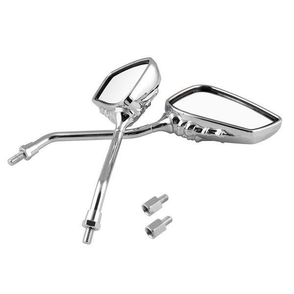 

bone hand mirror 8mm motorcycle personality modified ghost hand rearview mirror skull reflector