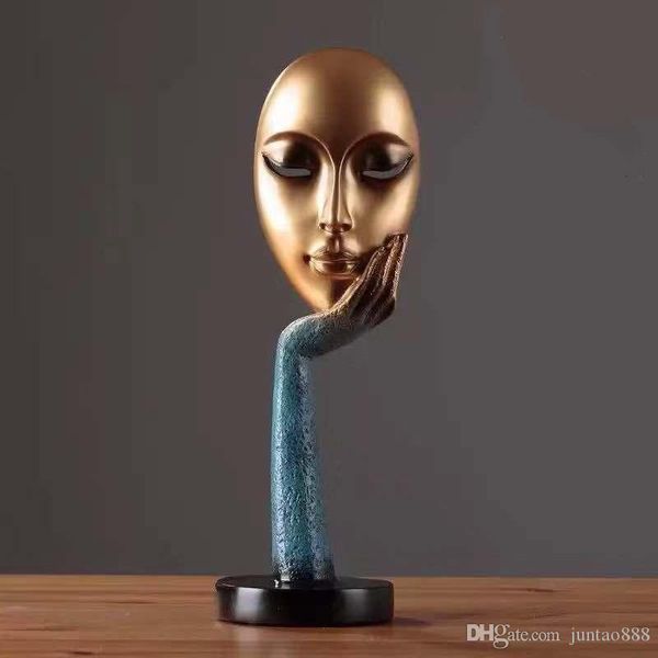 

2019new home decor современный креативный женское лицо орнамент 4 цвета 2 стили искусства и украшения дома ремесла
