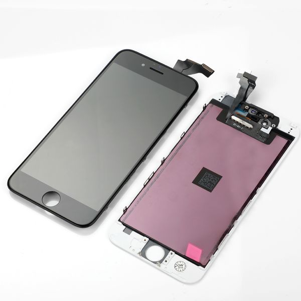 

real p grade quality for iphone 6 6g lcd touch screen digitizer assembly black and white color perfect packing mix color