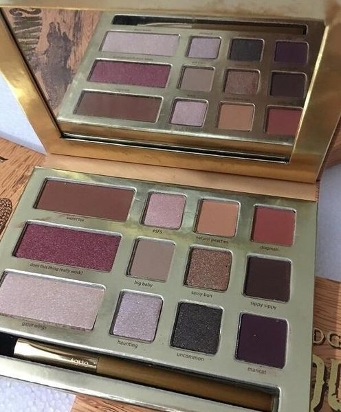 Make-up-LidschattenﾠPaletteﾠMaquillage 12-Farben-Lidschatten-Palette in Ihrem Element Feuer Erde Metall Kosmetik Schimmer Schönheit Matt-Lidschatten