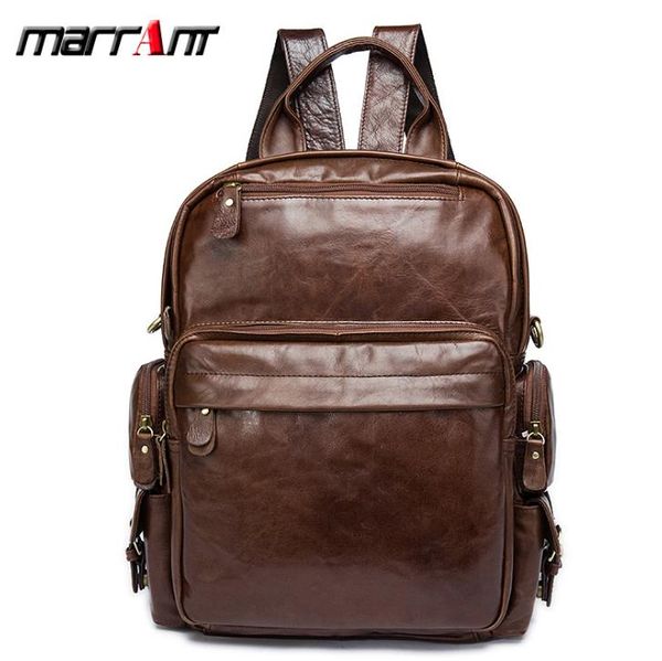 

europe and the united states exclusively for explosive male and female backpacks head layer leather travel backpack leisure computer backpac