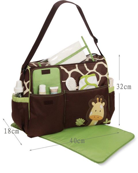 

Женская Мультфильм Животных Пеленки Мешок Мама Рюкзак Через Плечо Сумка Ребенка