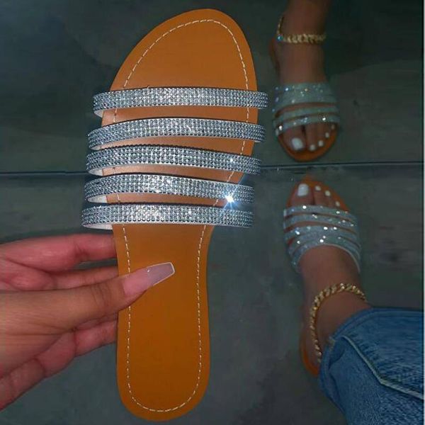 

women summer flat bling slippers transparent soft jelly shoes female flip flops sandals outdoor beach ladies slides plus size, Black
