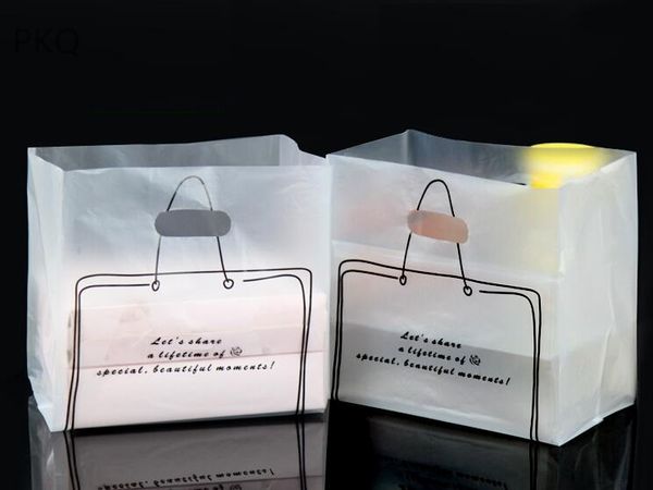 

50pcs plastic packaging bags small gift bags sandwich bread party wedding supplies wrapping takeout take out