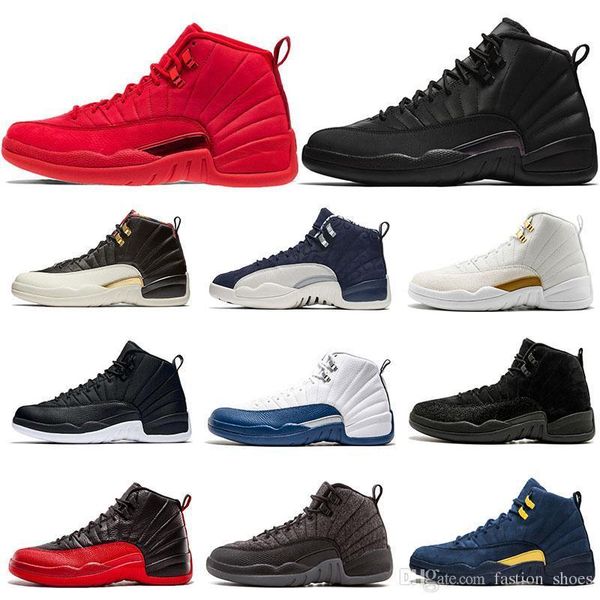 

ovo jumpman cny 2019 white black nylon 12s mens basketball shoes xii gym red wool bordeaux the master taxi french blue designer sneakers