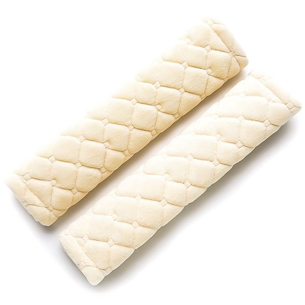 

car seat belt shoulders pads covers goods cushion warm short plush safety shoulder protection auto interior accessories