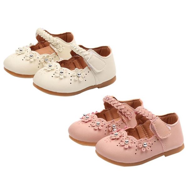 

newly children' shoes girls cute lovely birthday evening party pu leather shoes casual soft sole 0-4y, Black;grey