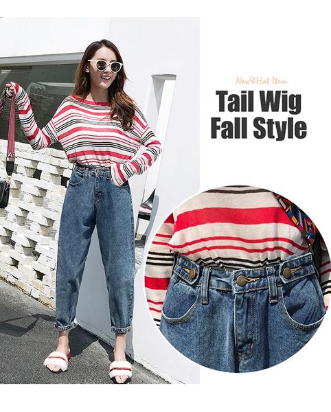 

blue harlan combing jeans female k