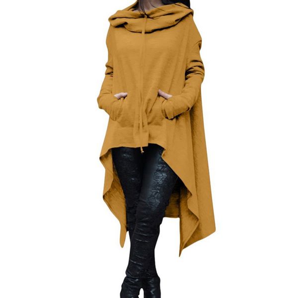 

10 color 7 size good quality hoodies women streetwear harajuku korean hoodie 2018 long fashion pullover solid sale, Black