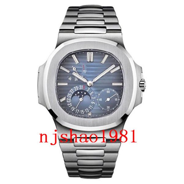 

2019 top luxury наручные часы многофункциональный nautilus механическая автоматическая нержавеющей стали мужские мужские sprot наручные часы, Slivery;brown