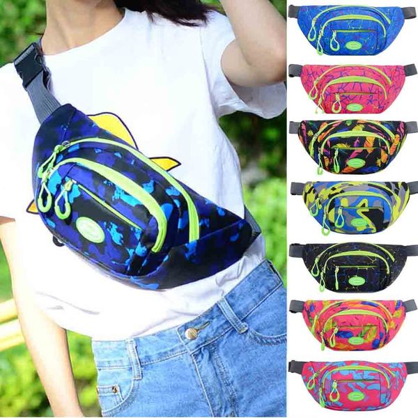 

fashion men and women bag decorative pattern pockets gym chest bag casual outdoor chest flower pattern messeng dropship y508
