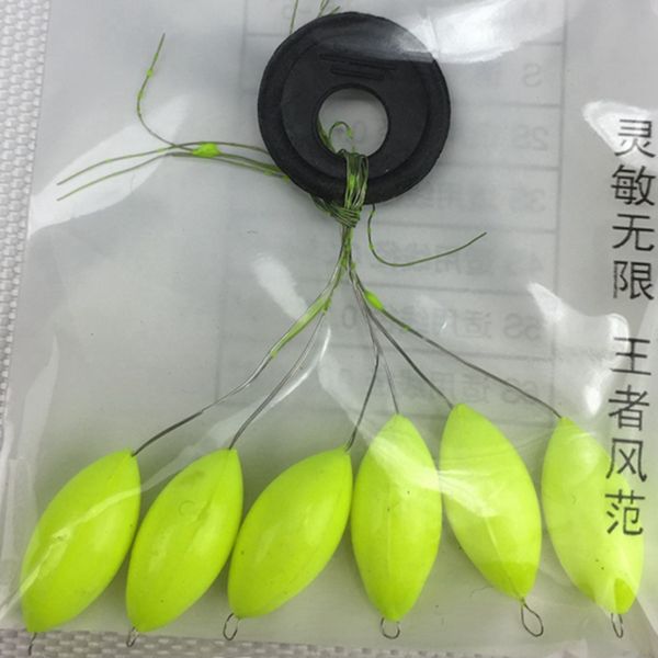 

20 set seven-star float for bulk carp fishing accessories tackle 6 buoy fish eva foam clear yellow