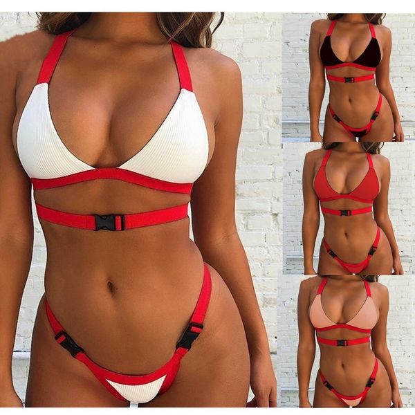 

2019 women's 2019 swimsuit bikini bikini women's swimsuit, White;black