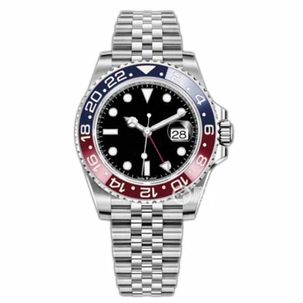 

16 color gmt mens watch mechanical automatic 40mm 2813 movement auto date sapphire men wristwatches christmas gift waterpoof montre de luxe, Slivery;brown