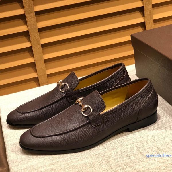 

2019ss stress shoes comfortable spikes zapatos dolce brand luxury formal shoes loafers spring and autumn white size us 6-11 madaob, Black
