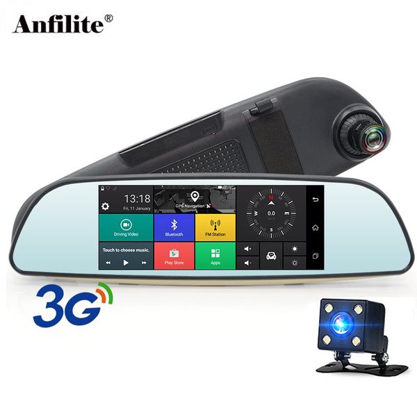

anfilite gps navigation e515 6.5 inch 3g adas car dvr camera fhd 1080p dash cam android wifi driving recorder