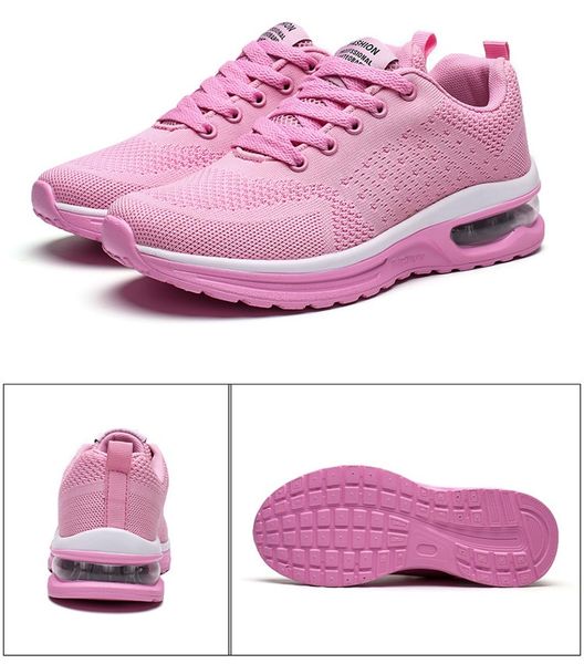 

2020 womens sports and leisure shoes non slip rubber sole fashion runing shoes soft soles black/gray/white sizes 35-40 a066