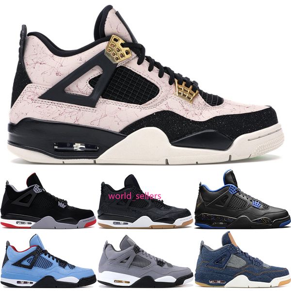

2020 разводят 4 баскетбол обувь кроссовки мужчин мужская гром белый цемент чистые деньги разводят роялти игре royal 4с спортивные туфли нам