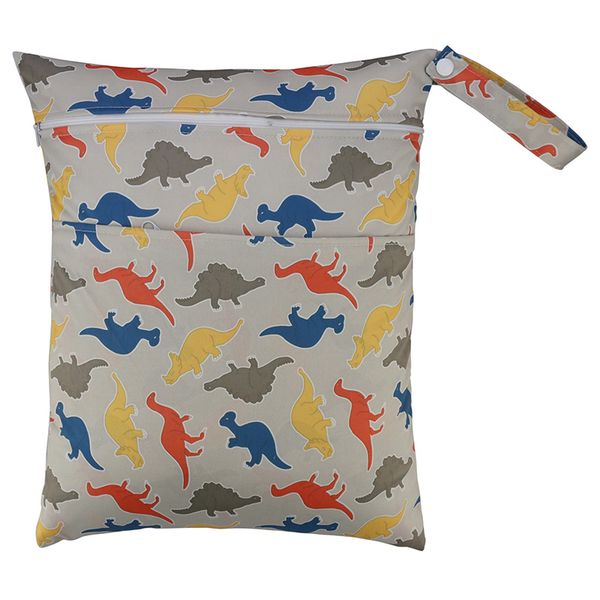 

diaper bags waterproof reusable laundry bag zipper baby nappy wet with handle mother care lw20