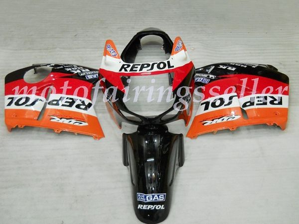 

oem quality new abs full fairings kits fit for honda cbr1100xx 97 98 99 00 01 02 03 04 05 06 07 bodywork set black and white orange