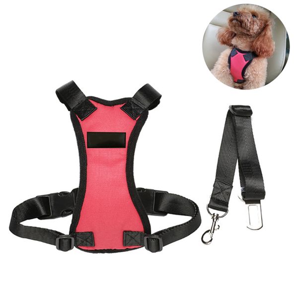 

pet dog harness adjustable breathable neck chest strap safety vest for puppy le66